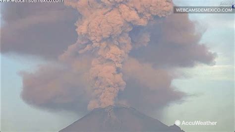 Volcano Erupts Sending Ash And Debris Miles Into The Sky