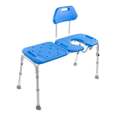 They're used to transfer individuals with mobility challenges in and out of the bathtub and the user sits on the bench, which straddles the bathtub/shower area and slides into the tub. All-Access Adjustable Bath Transfer Bench by Platinum Health