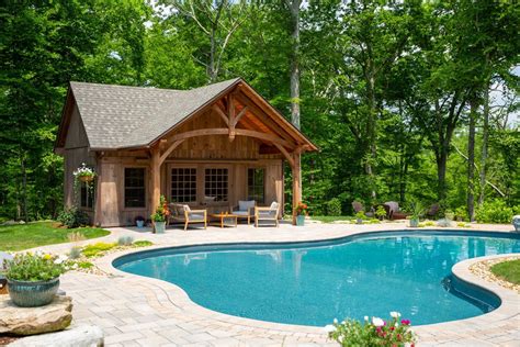 Rustic Pool House The Barn Yard And Great Country Garages Pool House