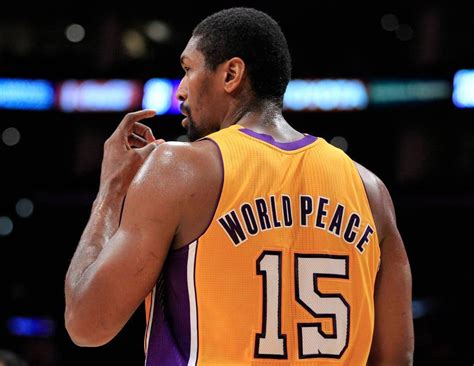 World leaders must grow up and stop acting like spoiled children fighting over a toy until they end up with it broken and forgotten, and forget what they were fighting about, so engrossed have they become in the actual battle. For Lakers' Metta World Peace, a New Name and Outlook ...