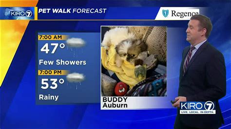 Kiro 7 Pet Walk Forecast For Wednesday Kiro 7 News Seattle