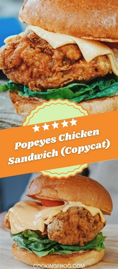 Popeyes Chicken Sandwich Recipe Copycat Copycat Cooking Frog