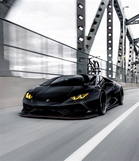 Black Panther Lamborghini Huracan Sports Car Sports Cars