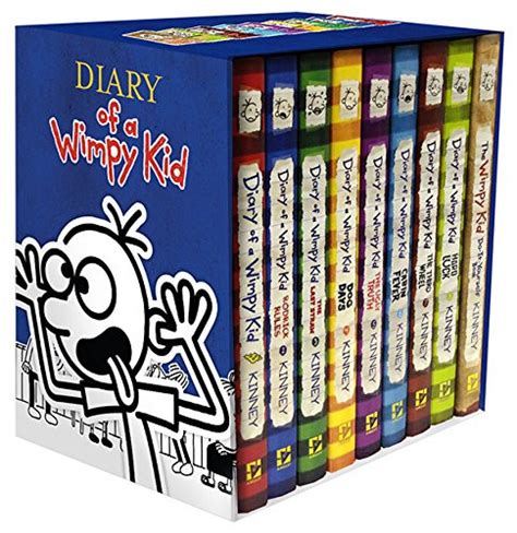 Diary Of A Wimpy Kid Box Of Books 1 8 By Jeff Kinney