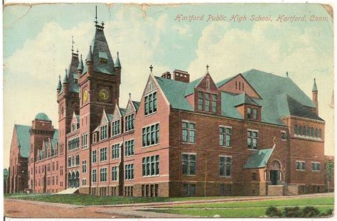 Hartford Public High School 1910s Postcard Wow Rconnecticut