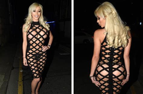 Sophie Dalzell Basically Naked In World S Most Pointless Dress Daily Star