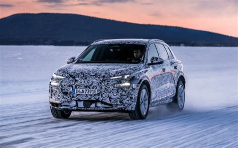 Audi Q6 E Tron Undergoes Winter Testing Arenaev