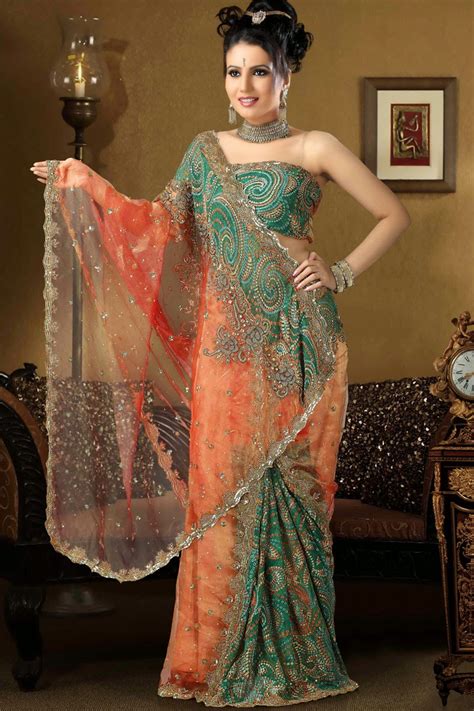 Bridal Sarees The Best New Design 2014 2015 Fashion