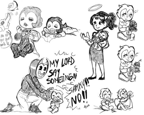 This post will look at some other ways to bring drawing into the classroom in order to practice grammar and vocabulary. Bendy and the ink machine image by Reena82 on #BendyisloveBendyislife | Horror game, Kids shows