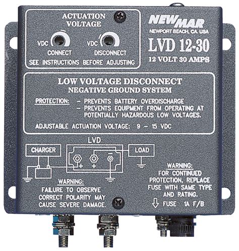Low Voltage Disconnect 12v Dc 24v Dc 48v Dc 30 Amps To 50 Amps