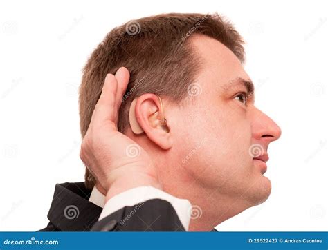 Deaf Business Man Stock Image Image Of Caucasian Color 29522427