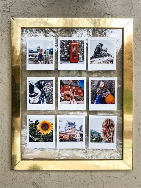 Custom Instax Square Photo Frame Instax Gallery Frame Etsy In 2021