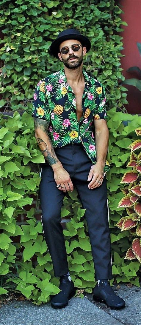17 Hawaiian Outfits To Keep Men Vacation Ready Hawaiian Outfit Men