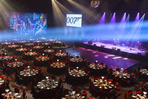 Getting Ready For 700 Guests For A James Bond 007 Themed Gala Dinner At
