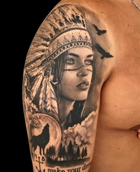 Pin By Wanda On Indian Tattoos Native American Tattoo Sleeve Native
