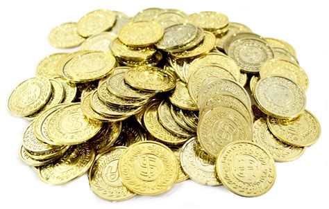 Plastic Gold Coins 400 Count Kinrex Llc