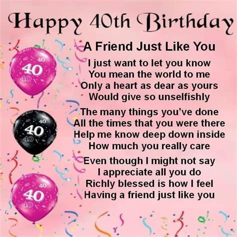 Funny 40th Birthday Wishes For Best Friend Sweet Happy 40th Birthday