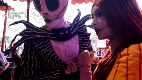 Jack And Sally Not So Scary Meet And Greet Youtube
