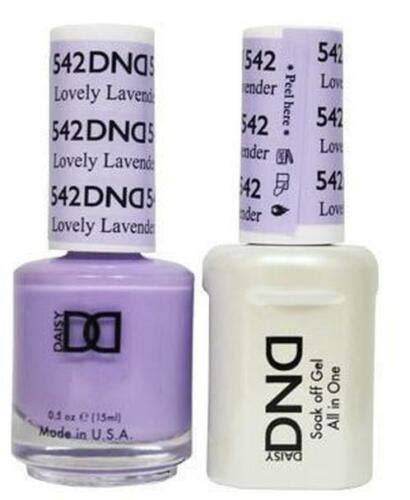 Dnd Daisy Duo Gel W Matching Nail Polish Lacquer Lovely Lavender