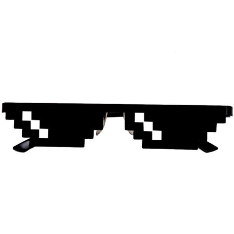Set Of Thug Life Pixel Cpu 8 Bit Square Pixelated Novelty Sunglasses 3 Pack Jungen Accessoires