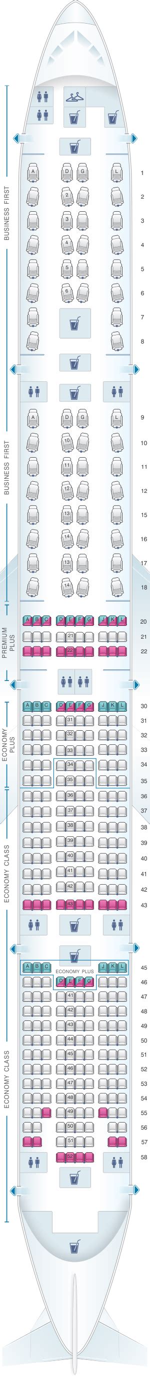 Boeing 777 200 Seat Map United Airlines Bruin Blog