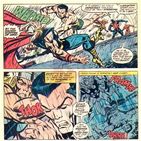 Namor Vs Thor In Fist Fight Only Battles Comic Vine