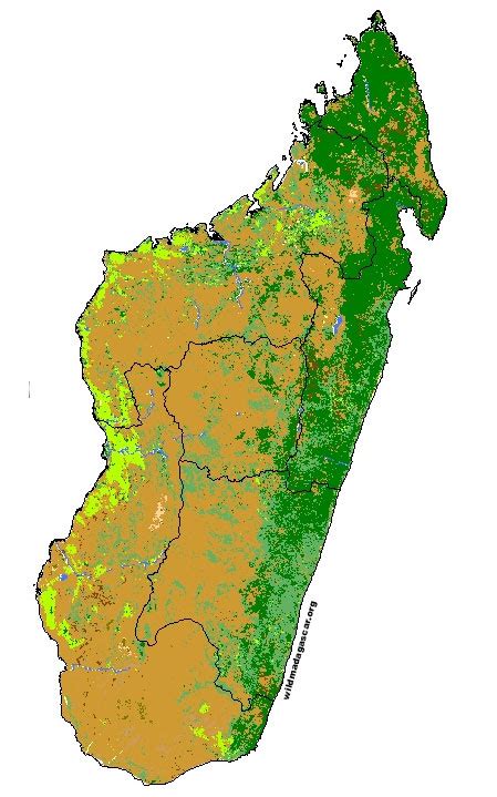 Madagascar Biomes Map