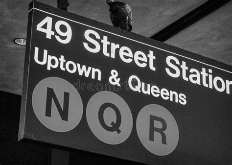 Classic Street Signs In New York City Stock Image Image Of Buildings
