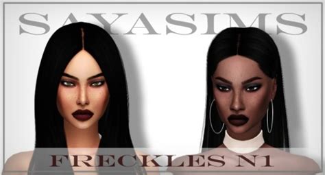 Freckles N1 By Sayasims At Tsr Sims 4 Updates
