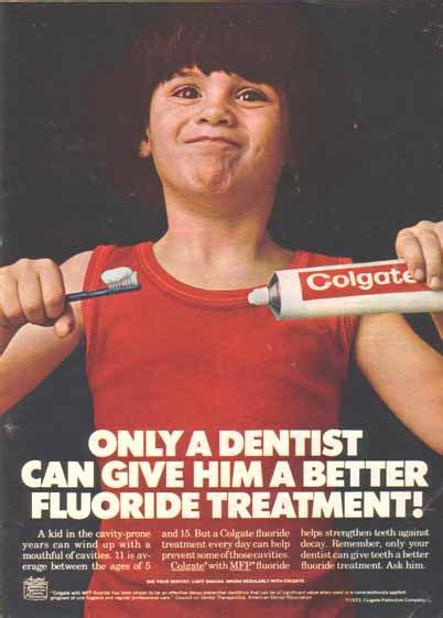 This Early Decade Ad For Colgate Is Characteristic Of The More To