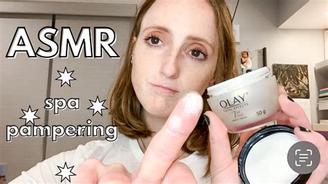 asmr spa pampering whispered youtube