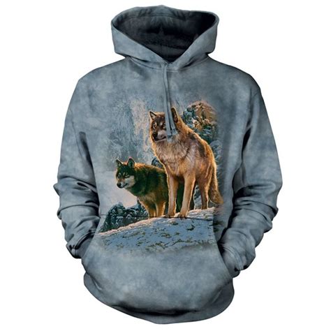 Wolf Couple Hooded Pullover The National Wildlife Federation