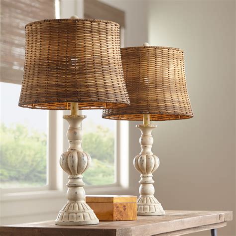 John Timberland Trinidad Country Cottage Table Lamps 26 12 High Set