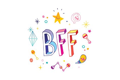 Bff Best Friends Forever Graphic By Alias Ching · Creative Fabrica