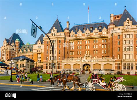 The Fairmont Empress Hotel In Victoria Known As The Garden City On