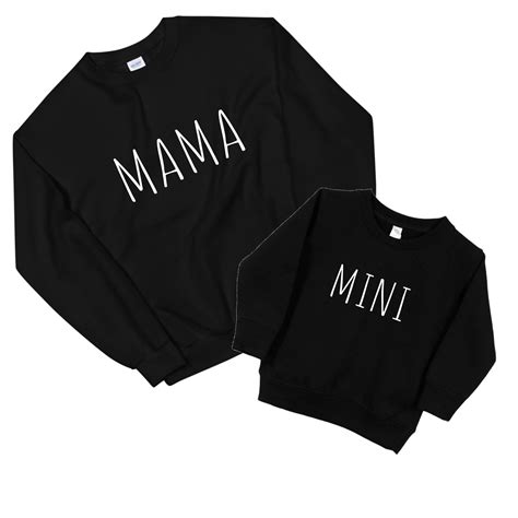 This Matching Mama And Mini Sweatshirt Set Is Perfect To Match With