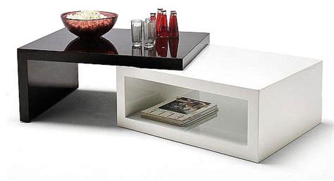 It's contemporary and very beautiful. MODERN BLACK AND WHITE TRANSFORMING COFFEE TABLE WITH ...