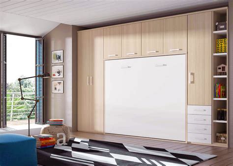 Openbed vous propose une selection de lits escamotables. Chambre avec lit armoire escamotable horizontal - GLICERIO ...