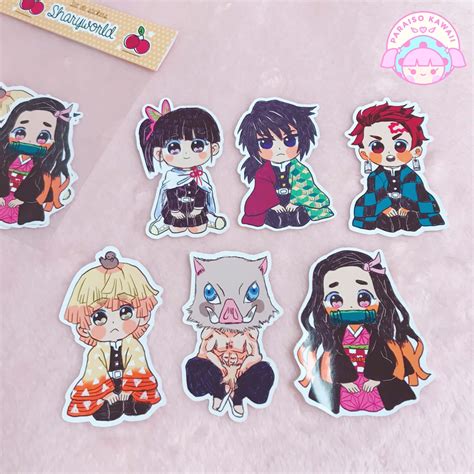 Kimetsu No Yaiba Stickers For Sale Anime Printables Kawaii Stickers