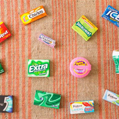 Which Chewing Gum Lasts The Longest We Timed 14 Brands Gum Flavors Candy Science Gum