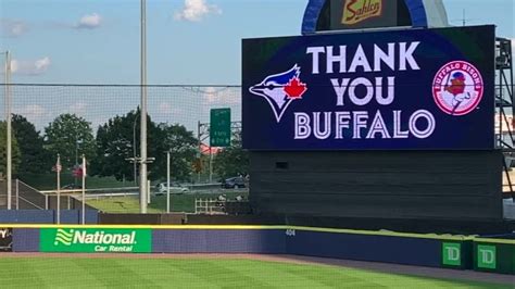 The Blue Jays Play Their Last Game In Buffalo Youtube