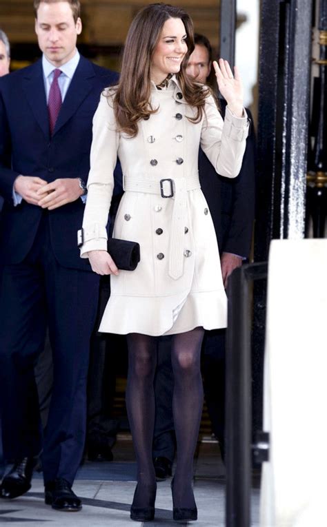 Classic Trench From Kate Middleton S Best Looks Ranked The Classic Coat And Tights