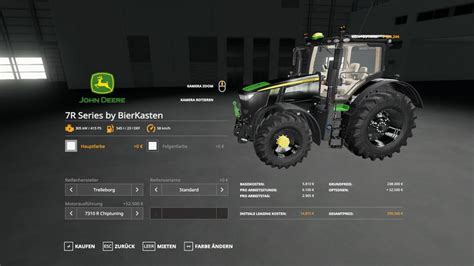 John Deere 7r Chiptuning V11 For Ls 19 Farming Simulator 2022 Mod