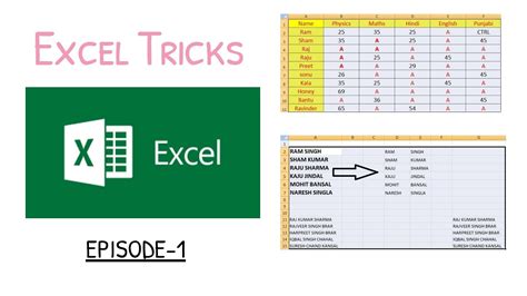 Excel Tricks Youtube