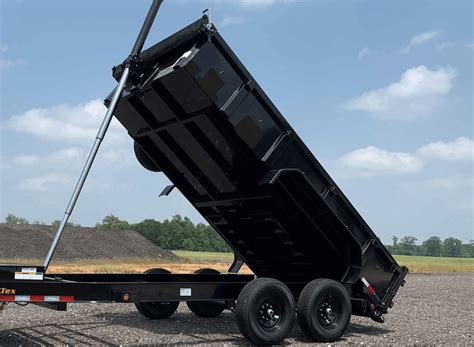 Robust Revolution: Gooseneck Dump Trailers, 14 Ft Electric Hoist