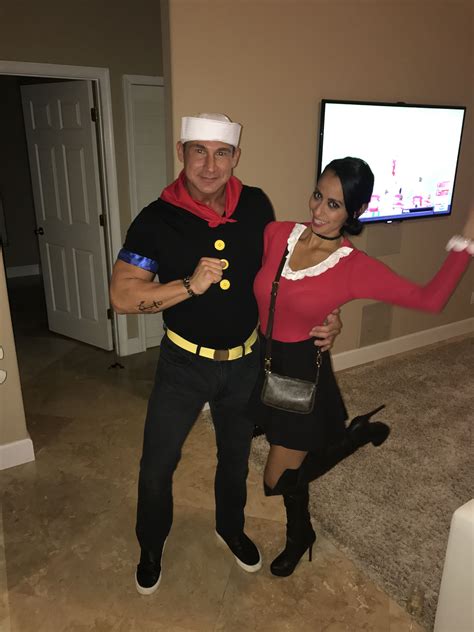 There is hardly anything cuter than a couple who wants to dress up for. Popeye and Olive oil | Popeye and olive costume, Couples costumes, Popeye and olive