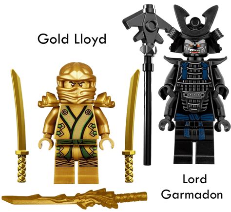 Lego® Ninjago Golden Lloyd Mini Figure With The Gold Dragon Sword