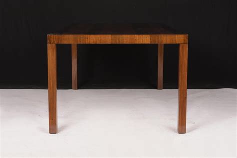 Striped Parson Extendable Dining Table By Milo Baughman For Sale At 1stdibs