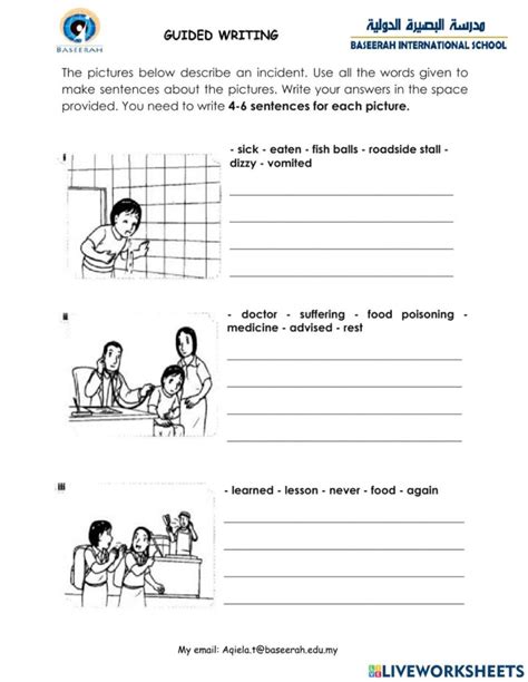 Guided Writing Worksheets Pdf Printable Worksheets