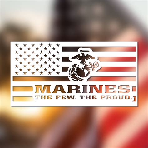 Marines The Few The Proud Flag Decal Cruvers Workshop